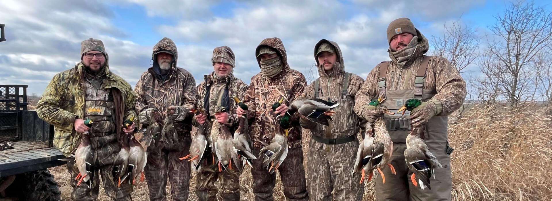 Group duck hunt near Stuttgart Arkansas